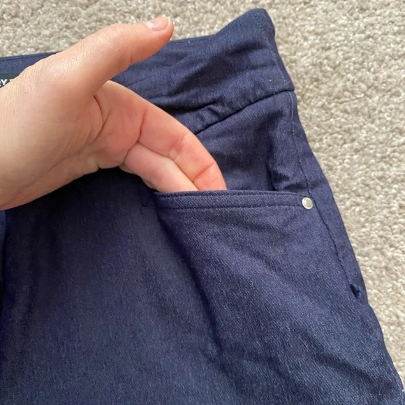 Hilary Radley Stretchy Blue Pants size S - Picture 4 of 5